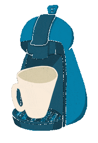 Good Morning Drink Sticker by Emilia Desert