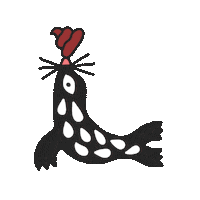 Bad Luck Trick Sticker by Jasper Van Gestel