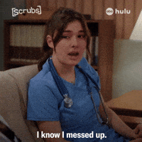 I Am Wrong Messed Up GIF by ABC Network