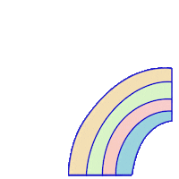 Rainbow Deco Sticker