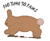 Bearhugs Hopping Sticker by Little Blue Fairy