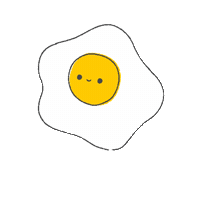 Egg Illutration Sticker