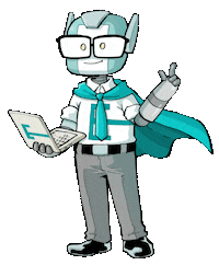 Show Robot Sticker by EffiCon GmbH & Co.KG