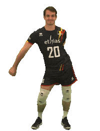 Happy Dance Sticker by TopVolleyBelgium