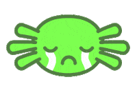 Sad Cry Sticker