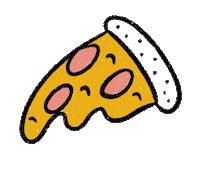 Food Pizza Sticker by Courtney Ahn Design