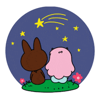 couple stars Sticker by Okokume
