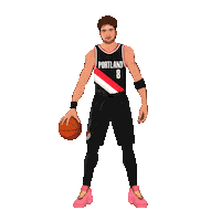 Portland Trail Blazers Basketball Sticker by Panini America