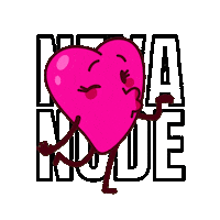 nevanude heart kiss valentines nevanude Sticker