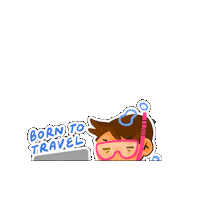 FlyScootSG food travel work holiday Sticker