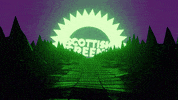 ScottishGreens logo synthwave scottish greens scottish green party GIF