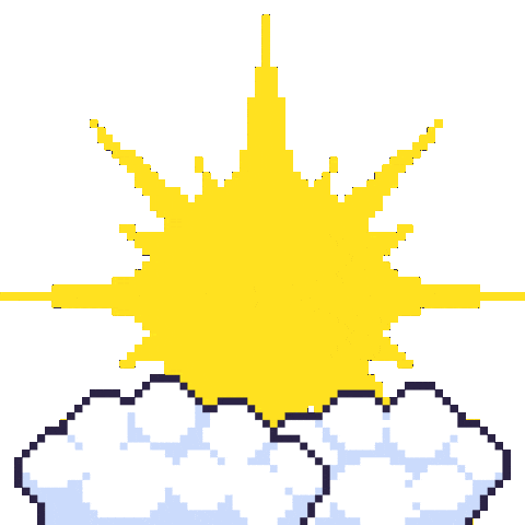 Morning Hello Sticker by Potatoz by 9GAG