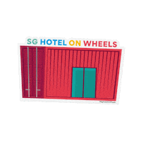 SGHotelOnWheels dtexshow dultimatexcape sghotelonwheels vacaytotheeast Sticker