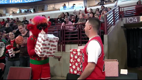 benny the bull nba GIF by Chicago Bulls