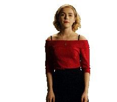 sabrina spellman smile Sticker by Chilling Adventures of Sabrina