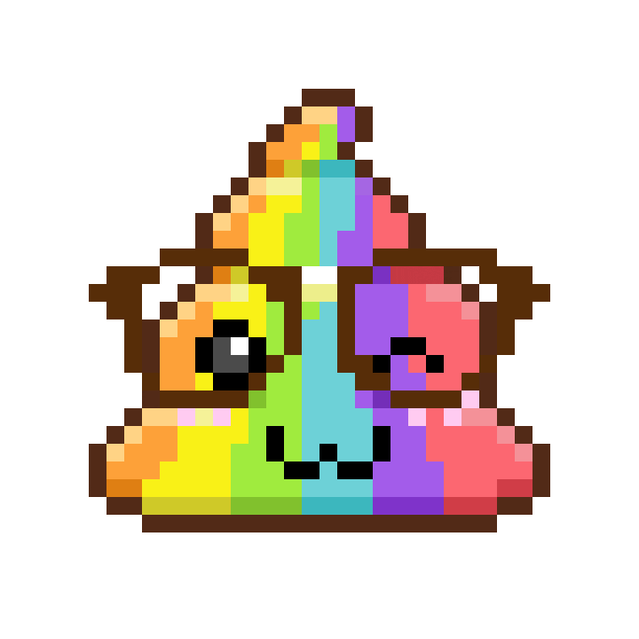 Art Shitting Sticker by Poopies.io