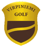 virpiniemigolf logo golf gold golden Sticker