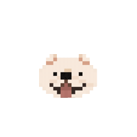 Dog Pixel Sticker