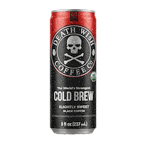 Best Coffee Cold Brew Sticker by Death Wish Coffee
