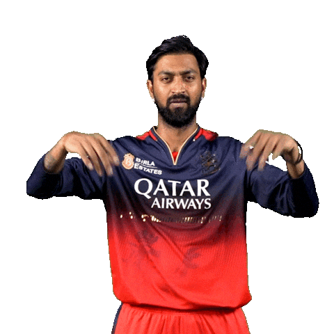 Happy Krunal Pandya Sticker by Royal Challengers Bengaluru