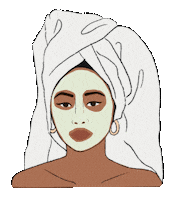 swonstudios skincare self care selfcare facial Sticker