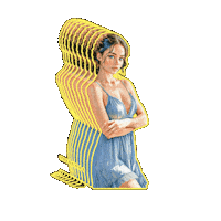 Girl Shatter Sticker by Tasha Zima