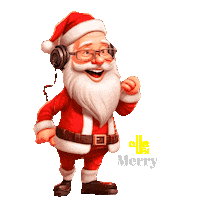 Merry Christmas Santa Sticker by Club FM