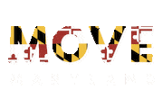 MOVEmaryland workout flag exercise wellness Sticker