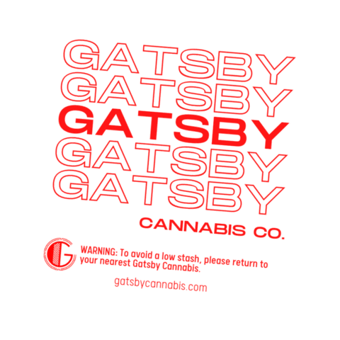 gatsbycannabisco smoke weed 420 thankyou Sticker