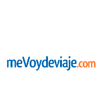 Mevoydeviaje-com logo travel airplane avion Sticker