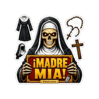 Halloween Skull Sticker