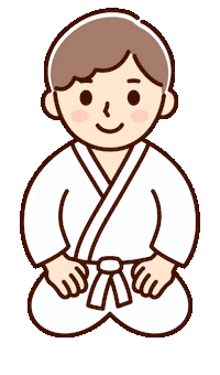 Kneel Martial Arts Sticker