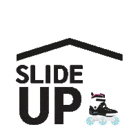 Powerslidebrand slide skating rollerskating skates Sticker