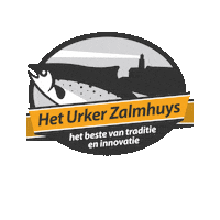 zalmhuys logo seafood salmon lighthouse Sticker