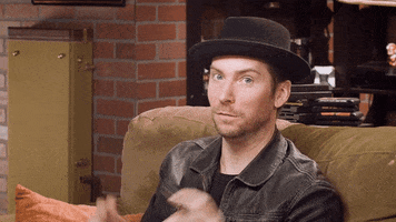 RETROREPLAY troy baker retro replay air quotes GIF