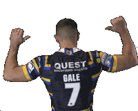 Number 7 Shirt Sticker by Leeds Rhinos