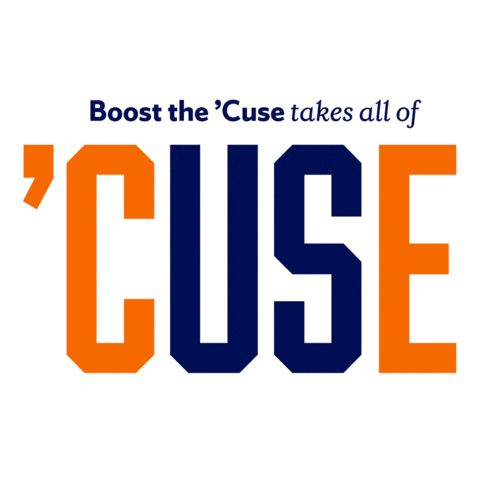 Orange Boost Sticker by OPE Syracuse University