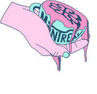 Pink Coffee Sticker by Th3rdwave