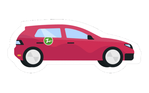 Car Sharing Sticker by Zipcar