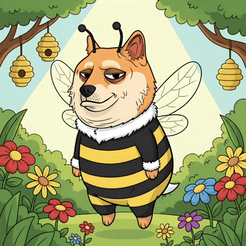 Floating Shiba Inu GIF by Doge Pound