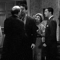 nessieellizabeth claudette colbert fred macmurray robert young the bride comes home GIF