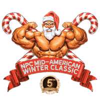 Bodybuilding Winterclassic Sticker by NPC Mid-American Winter Classic