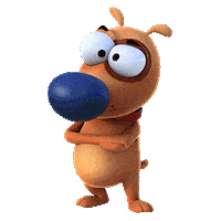 3D Waiting Sticker by Pat The Dog