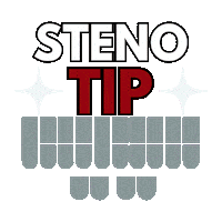 Steno Sticker by Regal Court Reporting