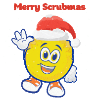 scrubdaddyuk christmas merry christmas clean cleaning Sticker