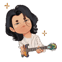 Guitar Mp Sticker
