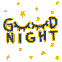 Good Night Sleeping Sticker by yux