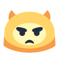 Angry Mad Sticker by Ooblets