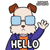 Dog Hello Sticker by VeeFriends