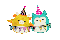 Happy Party Sticker by Squishmallows